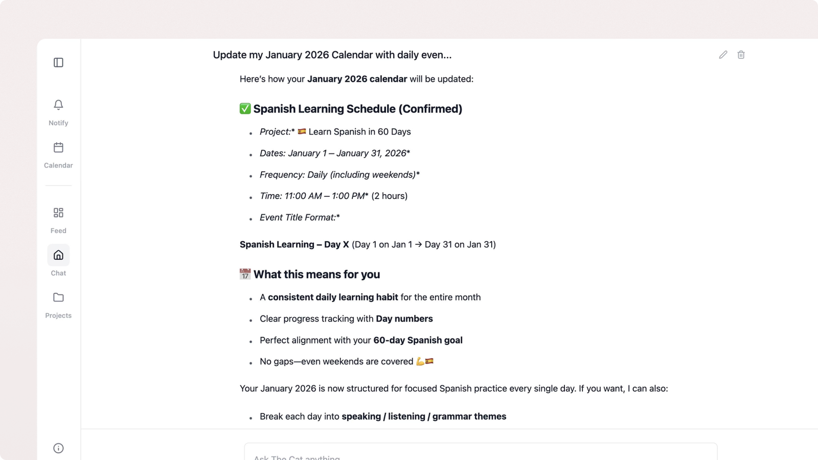 Calendar scheduling workflow